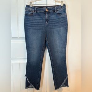 Inc. Skinny leg, Regular fit Jeans, size 14 Medium Wash